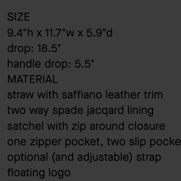 Kate Spade Straw Large Dome Satchel - Picture 8 of 8